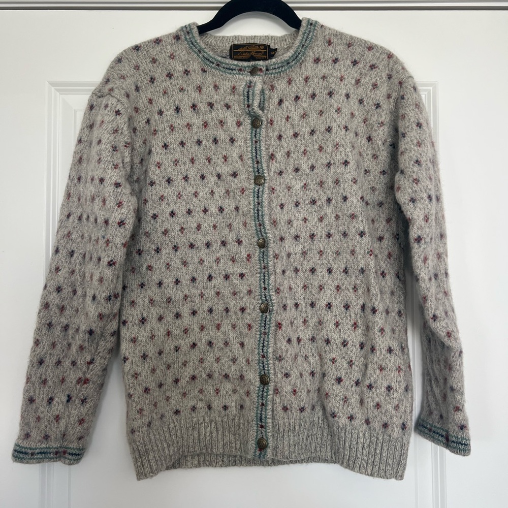 Eddie Bauer 90s Wool Cardigan